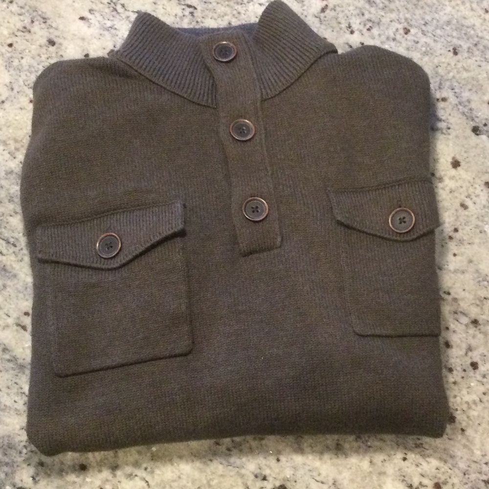 100% Cotton Green Sweater, size L